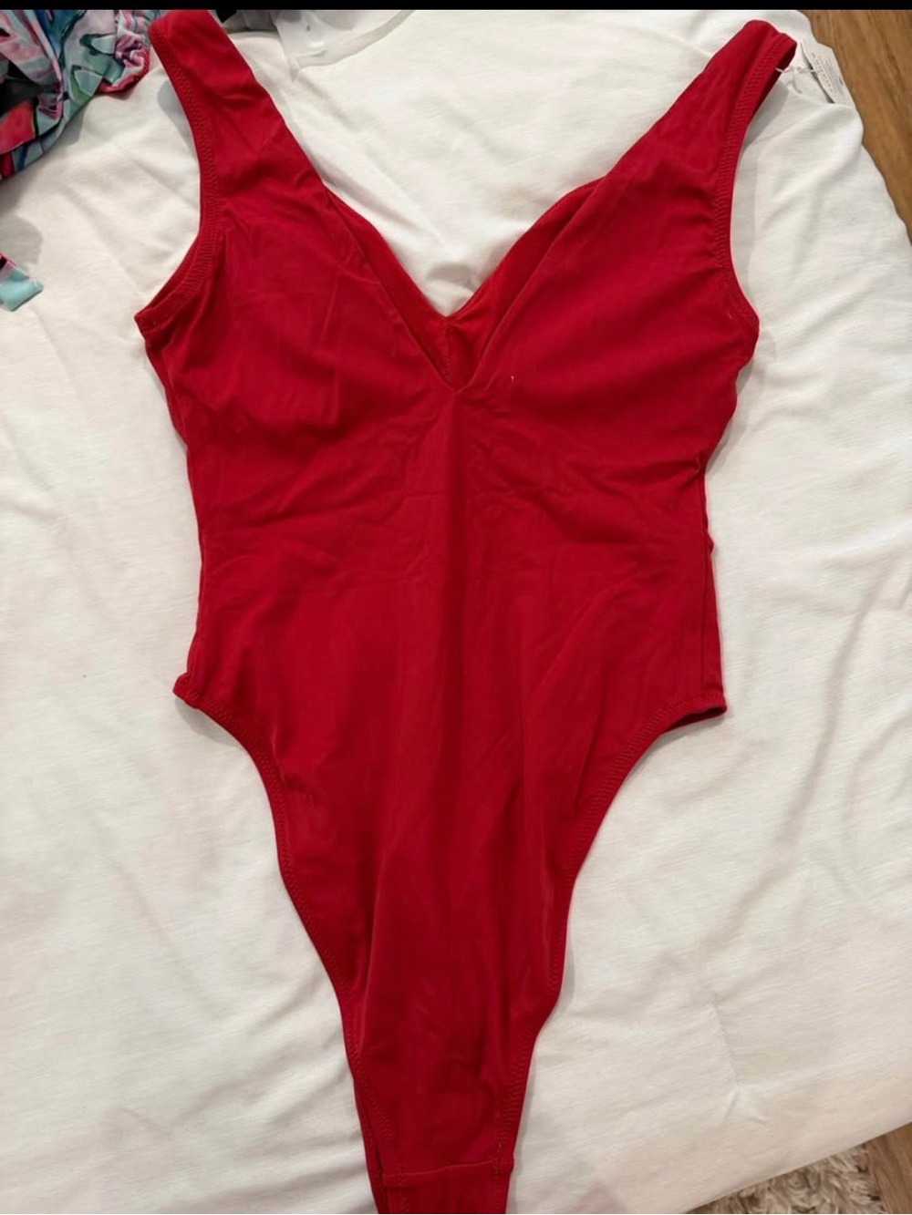 Classic sexy Red One-Piece Swimsuit